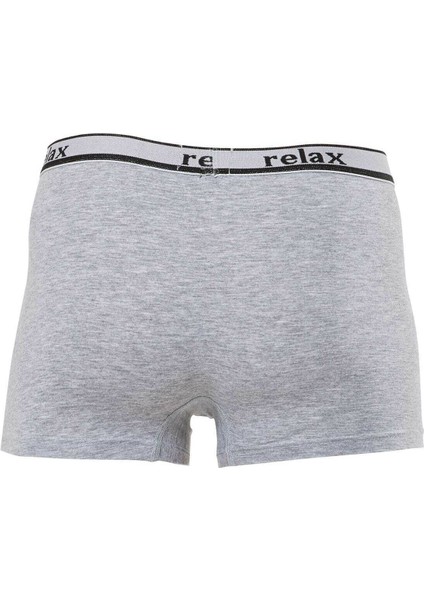 Anıt 1268 Gri 3 Adet Relax Pamuklu Esnek Erkek Boxer