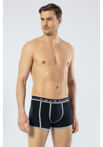 1322 Lacivert Indigo Erkek 2'li Boxer