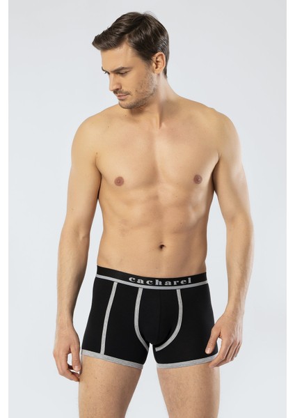 1322 Siyah Gri Erkek 2'li Boxer fırsatları