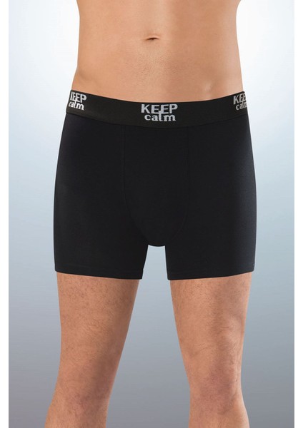 Anıt 1266 Siyah 3 Adet Modal Rahat Erkek Boxer