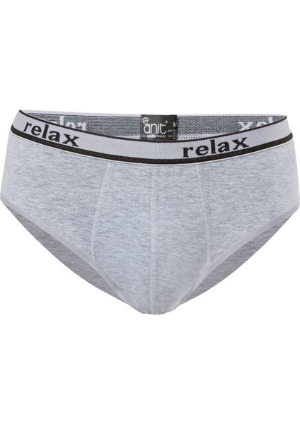 Anıt 1269 Gri 3 Adet Relax Pamuklu Erkek Slip Külot