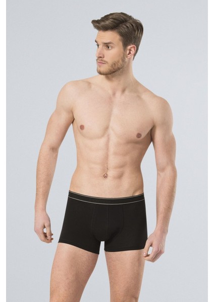 165 Siyah Erkek Likralı Boxer