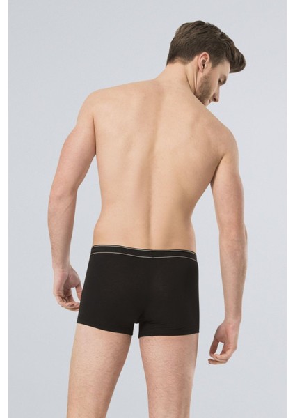 165 Siyah Erkek Likralı Boxer