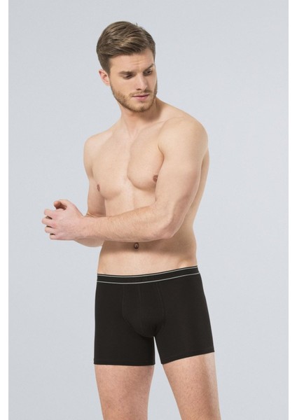 174 Siyah Erkek Likralı Boxer modelleri