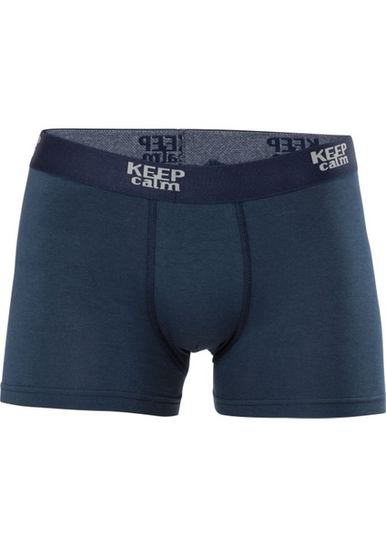 Anıt 1266 Indigo 3 Adet Modal Rahat Erkek Boxer