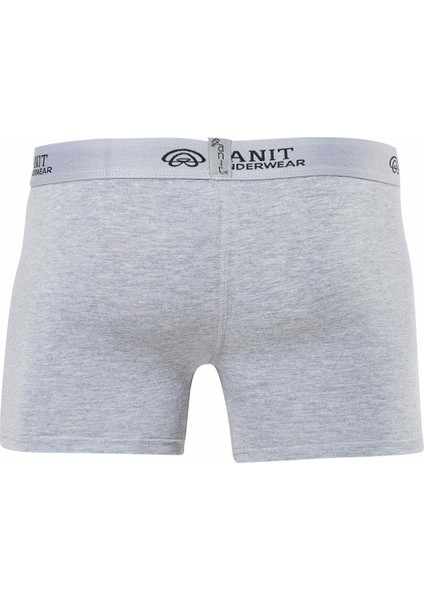 Anıt 1120 Gri 3 Adet Likralı Şeritli Pamuklu Erkek Boxer fiyatları