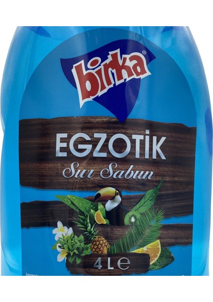 Sıvı El Sabunu Egzotik Kokulu 4 Lt