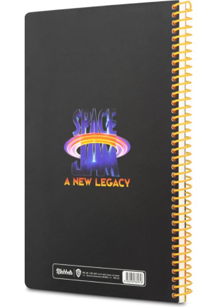 Space Jam Lebron James Siyah Defter