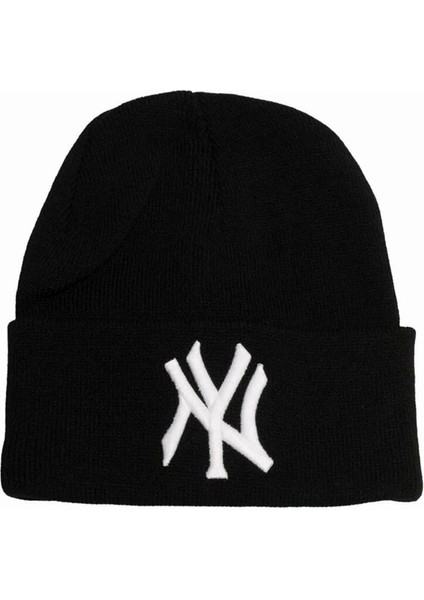 Ny New York Siyah Beyaz Bere Unisex