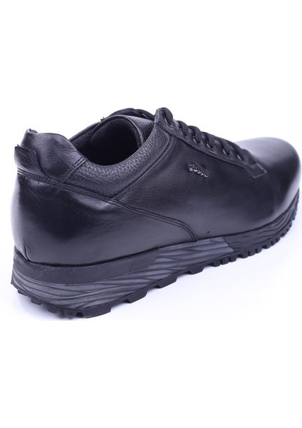 2585 Siyah Bağcıklı Erkek Deri Günlük Ayakkabı modelleri