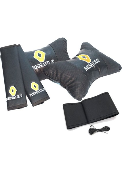 Renault Megane 4 2016 ve Sonrası Lüks Premium Konfor Seti Yastık-Kemer-Kılıf