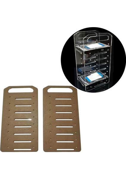 Dıy 3.5 Inç Sabit Disk Braketi Sabit Disk Raf HDD SSD (Yurt Dışından)