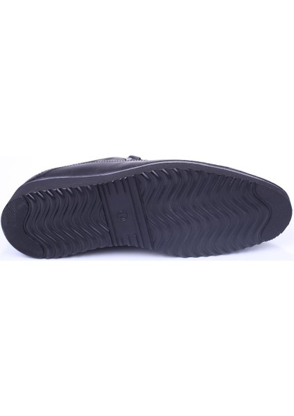 1324 Erkek Deri Siyah Eva Taban Günlük Ayakkabı indirimleri