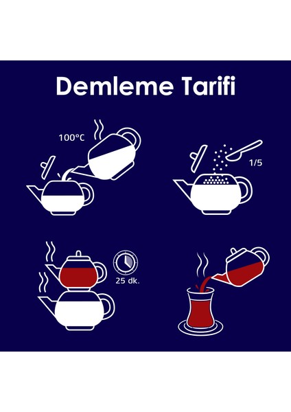 Karali Çay Tomurcuk (Earl grey) Dökme Çay 1000 Gr x 3 Paket