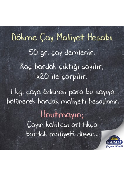 Karali Çay Tomurcuk (Earl grey) Dökme Çay 1000 Gr x 3 Paket