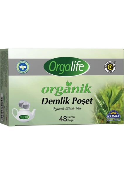 Organik Demlik Poşet Çay 48'li