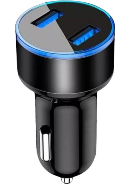 2li USB 4,8 A Telefon Şarj Cihazı -Siyah