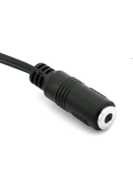3.5mm Stereo 2x 6.35MM 1/4 "ts Mono Y Splitter Kablosu (Yurt Dışından)