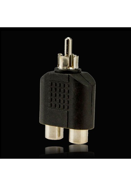 Rca Y Splitter Av Ses Video Fiş Dönüştürücü 2 Kablo Adaptörü (Yurt Dışından)