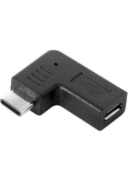 2x 90 Derece Mikro USB Samsung, Huawei, Pc Için C Adaptörü Yazın (Yurt Dışından)