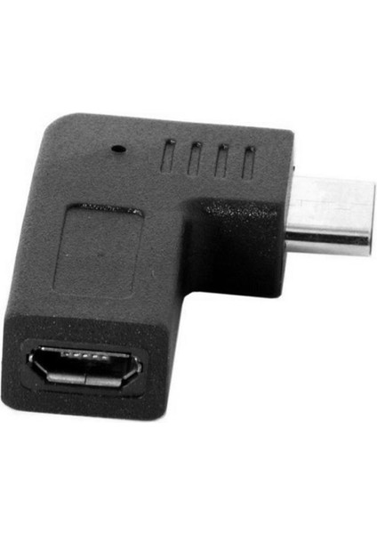 2x 90 Derece Mikro USB Samsung, Huawei, Pc Için C Adaptörü Yazın (Yurt Dışından)