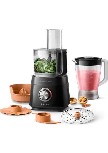 HR7510 Viva Collection Blender Set - Siyah