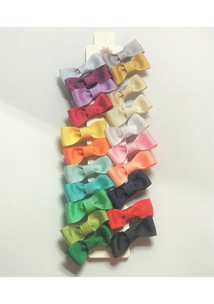 Grogren Tek'li Fiyonk Kız Bebek Çocuk Toka Seti (21 Adet)