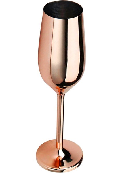 Rose Çelik 210 ml Şampanya Şarap Bardağı Kadeh
