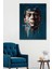 50X70 Mavi Profil Duvar Kanvas Tablo 1