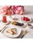 Tiny Pink Rim 26 Parça 6 Kişilik Porselen Kahvaltı/Servis Takımı 2