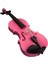 Keman 2/4 Pembe Renk Tam Set Keman 1