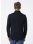 Polo Yaka Regular Fit Düz Mavi Erkek T-Shirt 1
