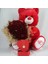 Buket Güller 20 Li Cipso Sarmalı Demet & Sevimli Peluş Ayıcık 50 cm Altın Kaplama Papatya Kolye Hediye 2
