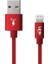 Linktech K550 Lightning Örgü Metal Başlı 1mt Şarj ve Data Kablosu 1