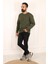 Erkek Uzun Kollu Pamuklu Sweatshirt 22160 2