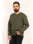 Erkek Uzun Kollu Pamuklu Sweatshirt 22160 3