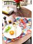 2'li Rainbow Duck Keten Amerikan Servisi 30 x 45 cm 1