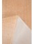 Modern Dekoratif Halı Jel Kaymaz Taban Peluş Puffy Yuvarlak Bej Cappuccino 3