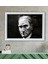 Gift Atatürk Karakalem Temalı Özel Ahşap Çerçeveli Tablo 30X46CM-6 1