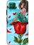 Deste Huawei P40 Lite Kılıf Gül ve Kız Baskılı Desenli Silikon Kılıf A++-8139 1