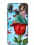 Deste Huawei P20 Lite Kılıf Gül ve Kız Baskılı Desenli Silikon Kılıf A++-8139 1