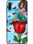 Deste Huawei P30 Lite Kılıf Gül ve Kız Baskılı Desenli Silikon Kılıf A++-8139 1