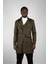 Slim Fit Erkek Haki Trençkot 1