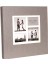 20 Sayfa Kutulu Koton Desenli Yapıştırmalı Fotoğraf Albümü Vizon Gnt- 16WP-20315 1