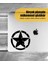 | Army Star | Araba Laptop Duvar Folyo Sticker 10 x 10 cm 3