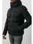 Nolan Coat Erkek Şişme Mont Parka Siyah V11 5