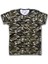 Fly Tshirt Camo Erkek Kısa Kollu T-Shirt - Yeşil 1