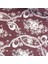 Bordo Vintage Çiçek Nevresimlik Poplin Kumaş 1