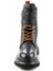 Black Leather Kadın Bot & Bootie HD07770025 3