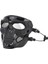 Kafatası Taktik Maske Paintball Cs Tam Yüz Kask Cosplay Siyah (Yurt Dışından) 1